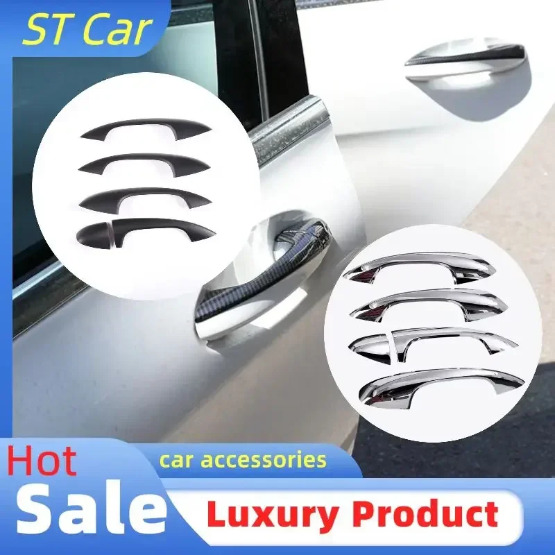 LHD auto čiastočné dvere rukoväte kryt ABS ABS For Mercedes Benz E Class W213 2016-2019 GLC X253 C Trieda W205 2015-2018 Príslušenstvo