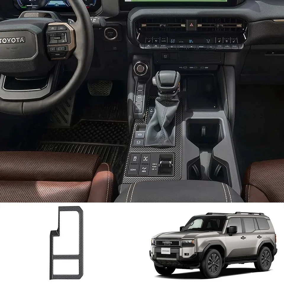 LHD pre Toyota Land Cruiser 250 Prado LC250 2024 2025 ABS auto Interiérový stredový stredový rad prevodový rad prevodový pane