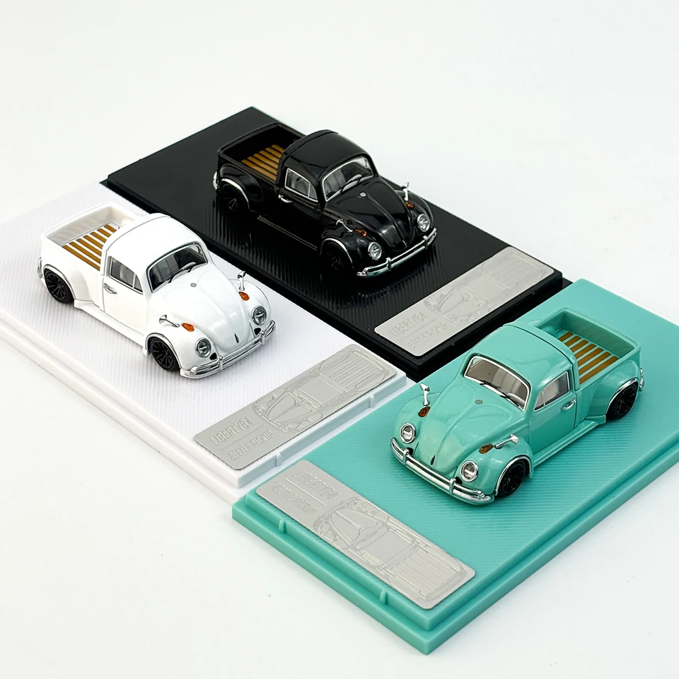 Liberty 1:64 mierka Diecast zliatiny Volkswagen Beetle Pickup Toys Cass Classics Classs