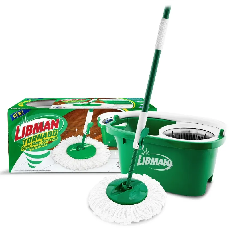 Libman Tornado Spin Mop System Green Polypropylén Bucket