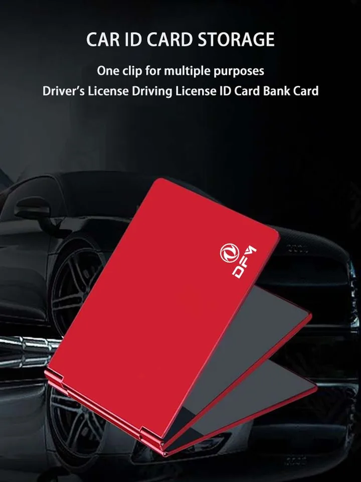Licencia na vodičské preukazy automobilu Kovová kovová karta ID Bag pre Dongfeng DFM AX7 SX6 S30 A30 T5L K01 K02 H30 X3 FORTING 4 2024 Príslušenstvo