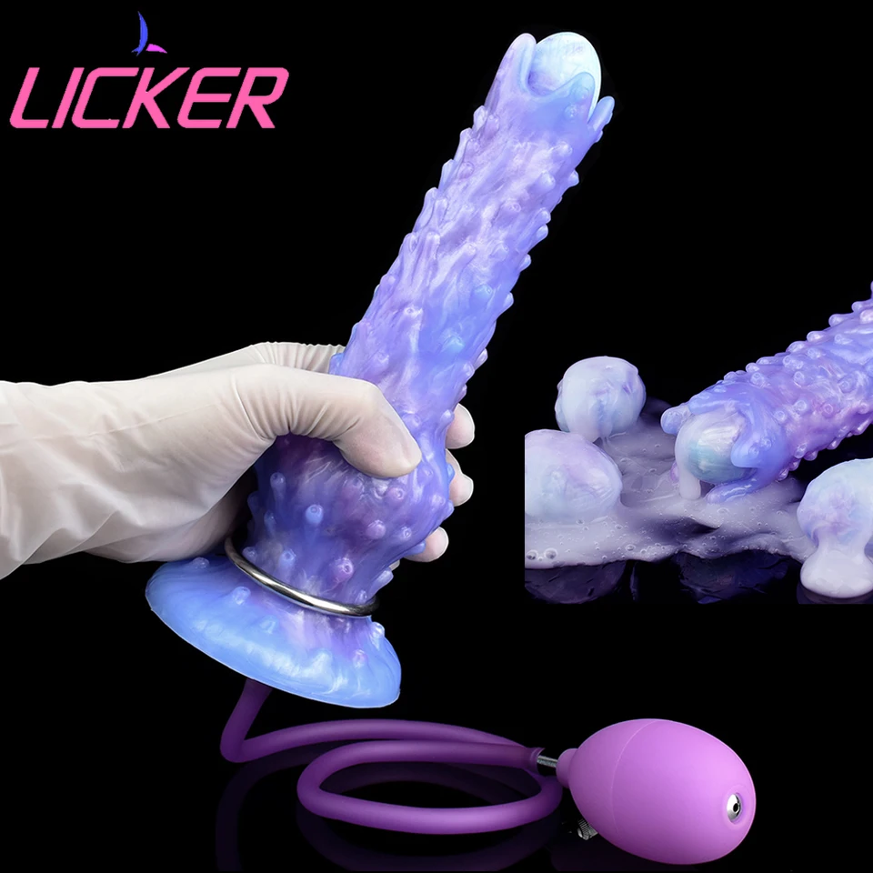 Licker Fantasy Butt Plug sex pneumatický ovipositor análne sexy hračky Lay Egg Dildo pre ženy 18+ masturbuje vaginálne masáže potešenie
