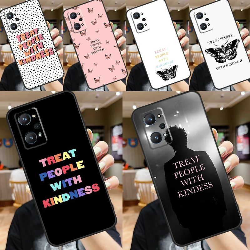 Liečiť ľudí s láskavosťou pre Realme C55 C53 C51 C35 C67 C25S C21Y C30 C31 C33 9 10 11 12 Pro Plus Plus neo 6 GT5 Case