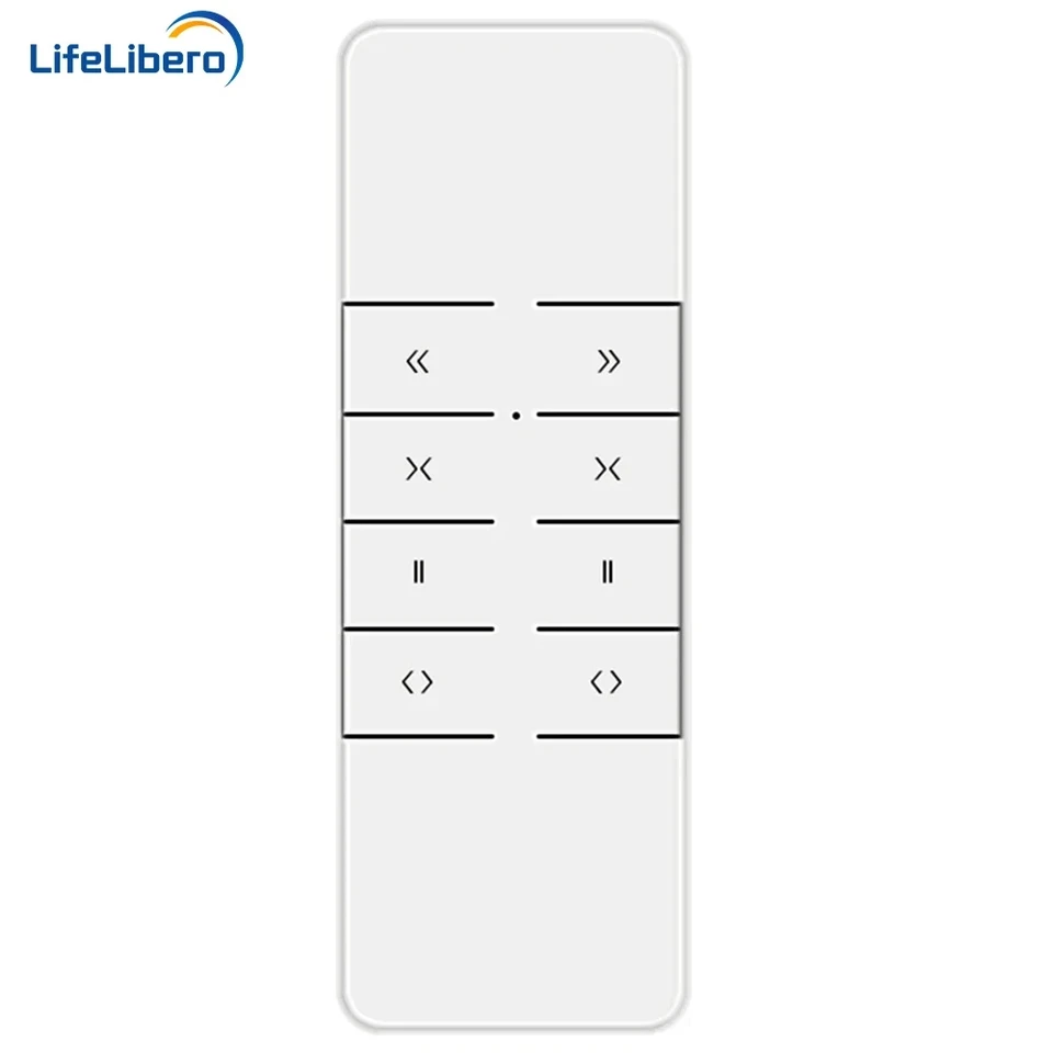 Lifebero Ručné vrecká Rf433 Diaľkový ovládač pre elektronické chytré záclony
