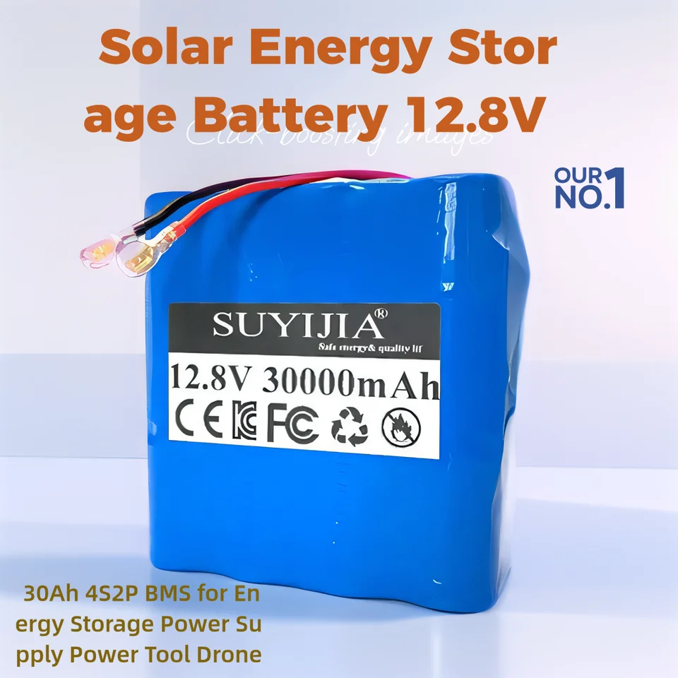 LIFEPO4 33140 Solárna energia Storage batéria 12,8 V batéria 30AH 4S2P BMS pre energiu SKLADOVANIE PRÍRUČKA DRON DRON DRON