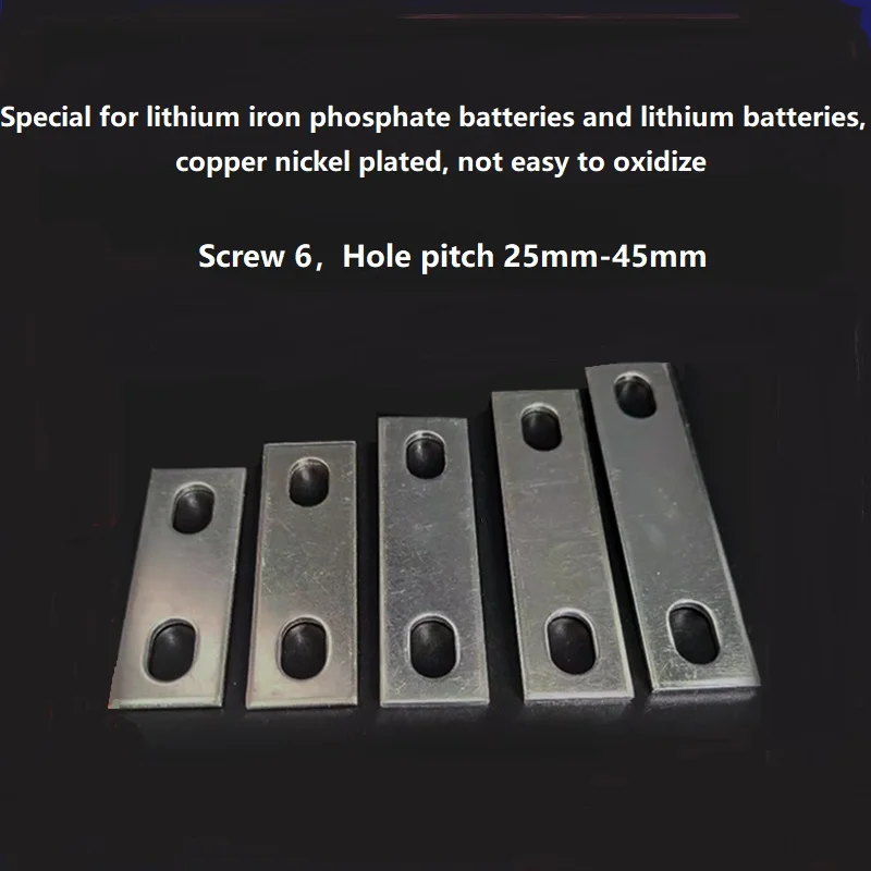 LifePo4 lítiová batéria stĺpiky prístavy popruhy Clips Kontaktné karty Prepojovacie tyče pre Catl Calb Eve Lishen Battery Cell