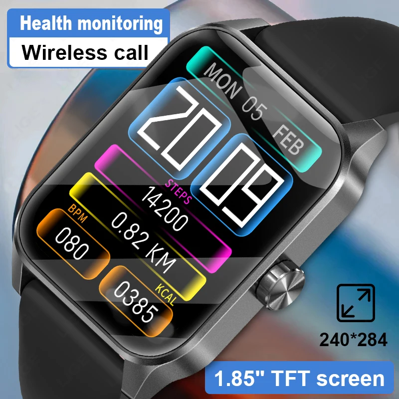 Lige Bluetooth Call Smart Watch 2025 Ženy Vlastné vytáčanie hodiniek Men športový fitness tracker srdcová frekvencia Smartwatch Lady Reloj Mujer