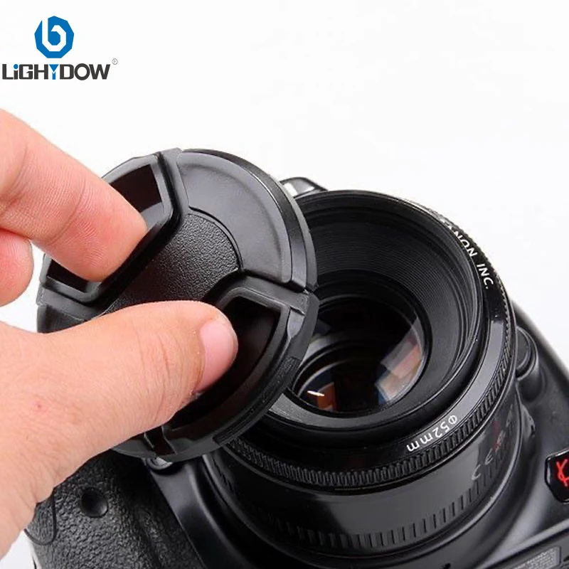 LIGHTDO CAMERA CAPLE 49 mm 52 55 58 62 67 72 77 82 mm kryt objektívu pre Nikon Canon Sony Olypums Fuji Samsung