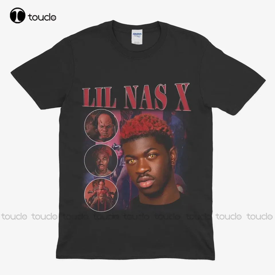 Lil Nas x košeľa hip hop rnb retro 90.s vintage tričká strýko košeľa vlastné aldult unisex digitálna tlač tričká xs-5xl