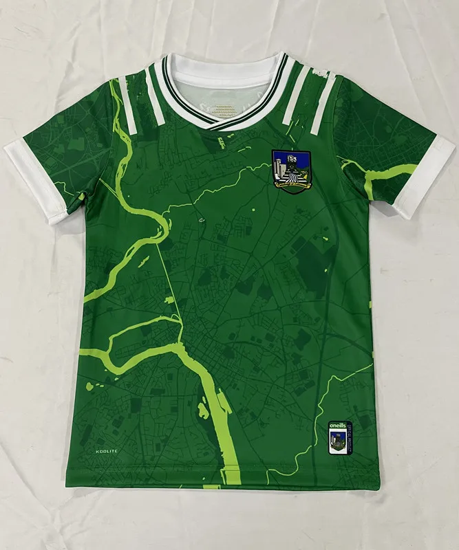 Limerick GAA Home Jersey 2025 Mens Rugby Jersey Veľkosť: S-3XL- Kids Jersey Veľkosť: 16-26 (Názov a číslo tlače)
