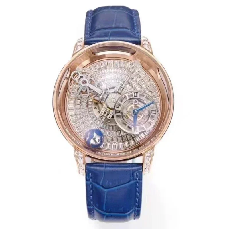 Limited Edition Tourbillon Full Sky Star nebeská mechanické hodinky nepremokavé plne automatické hodinky Jacob
