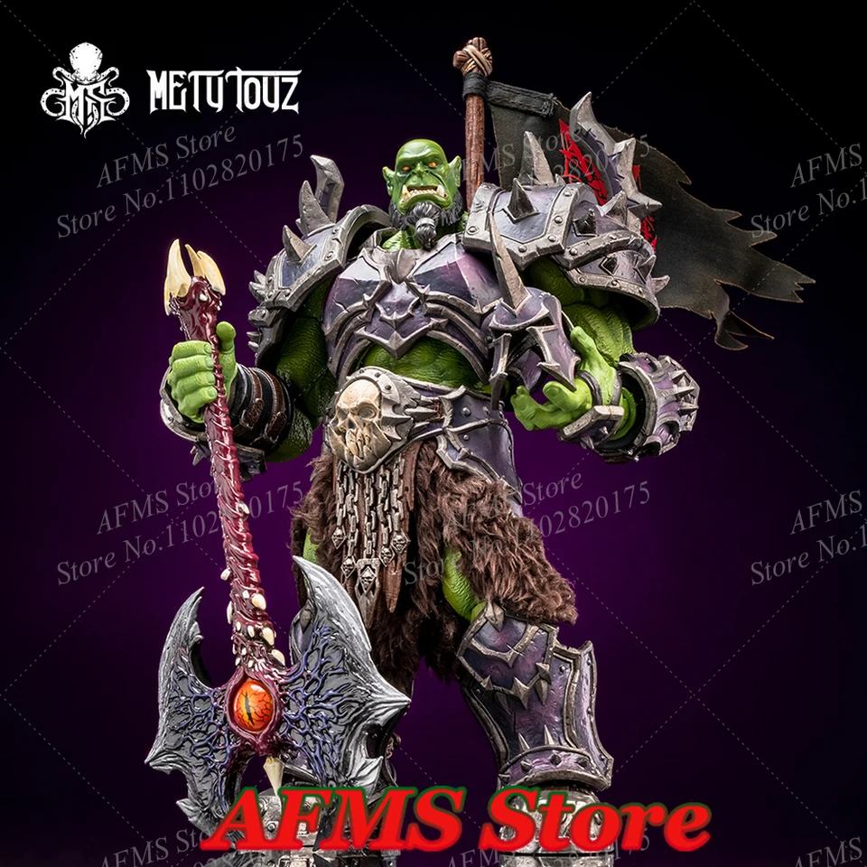Limitovaná edícia Mettytoyz 1/12 Zberateľská postava Scale Wow Commander Classics Orc Warrior 20cm Action figure Model Fanúšikovia darček