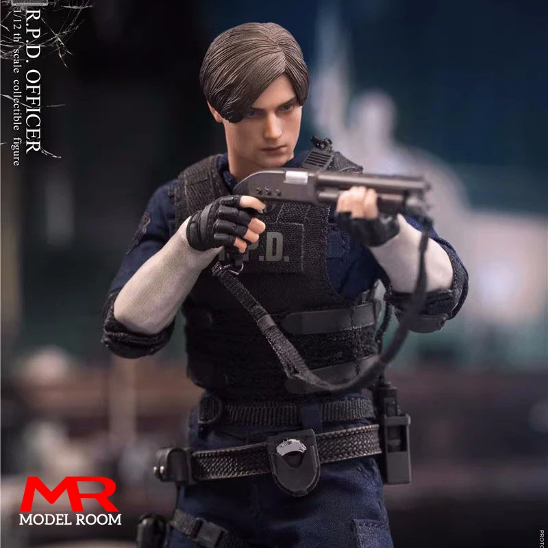 Limtoys Limin 1/12 Policajný dôstojník RPD Leon Action Obrázok 6 '' Mužský figurínový model Plno