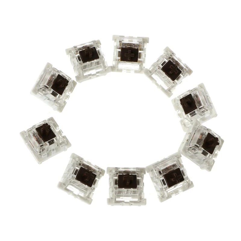 Lineárna modrá lineárna modrá pre Gateron MX Mechanical Keyboard tester 10x