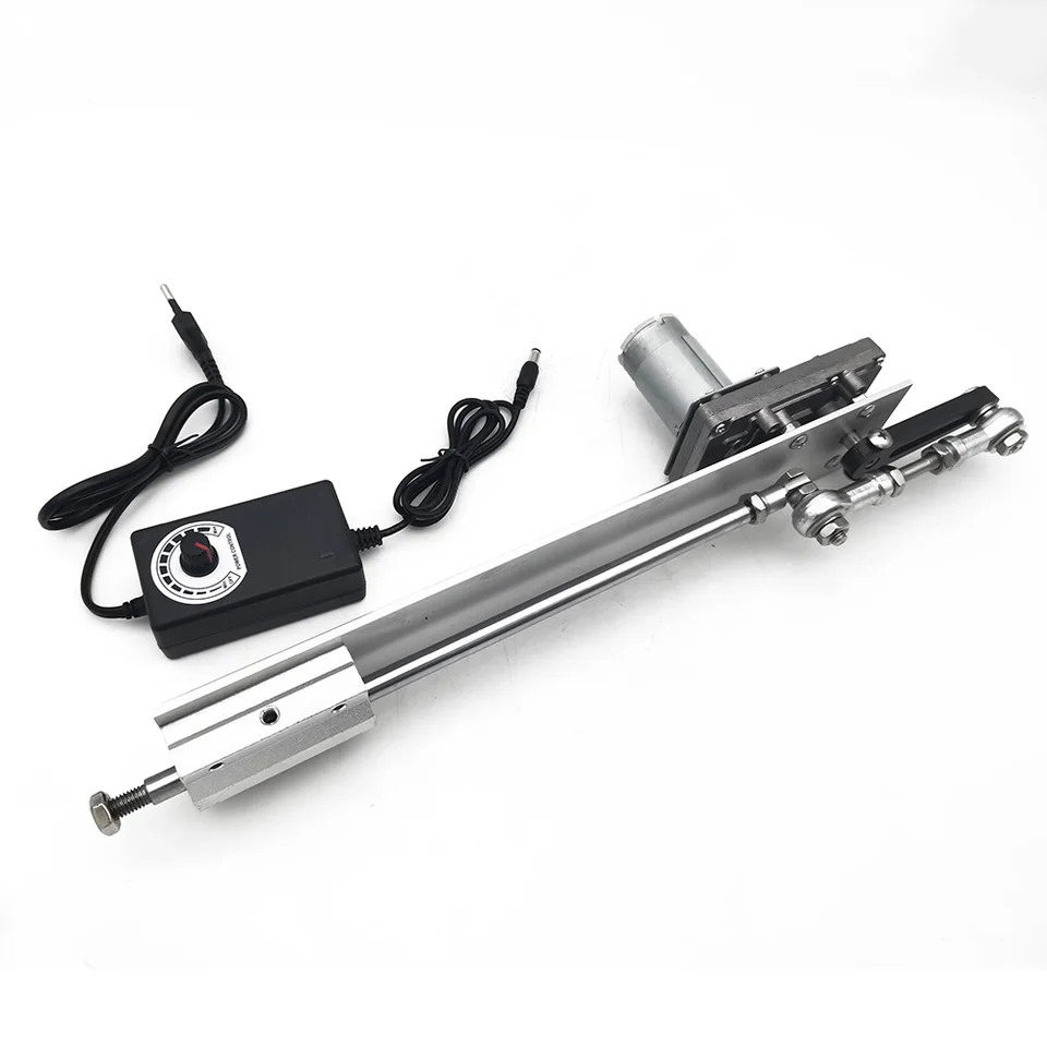 Lineárny ovládač reciproatingového cyklu DC 24V prevodové nastavenie teleskopického motora DIY motora s zdvihom ovládača rýchlosti 3-15 cm
