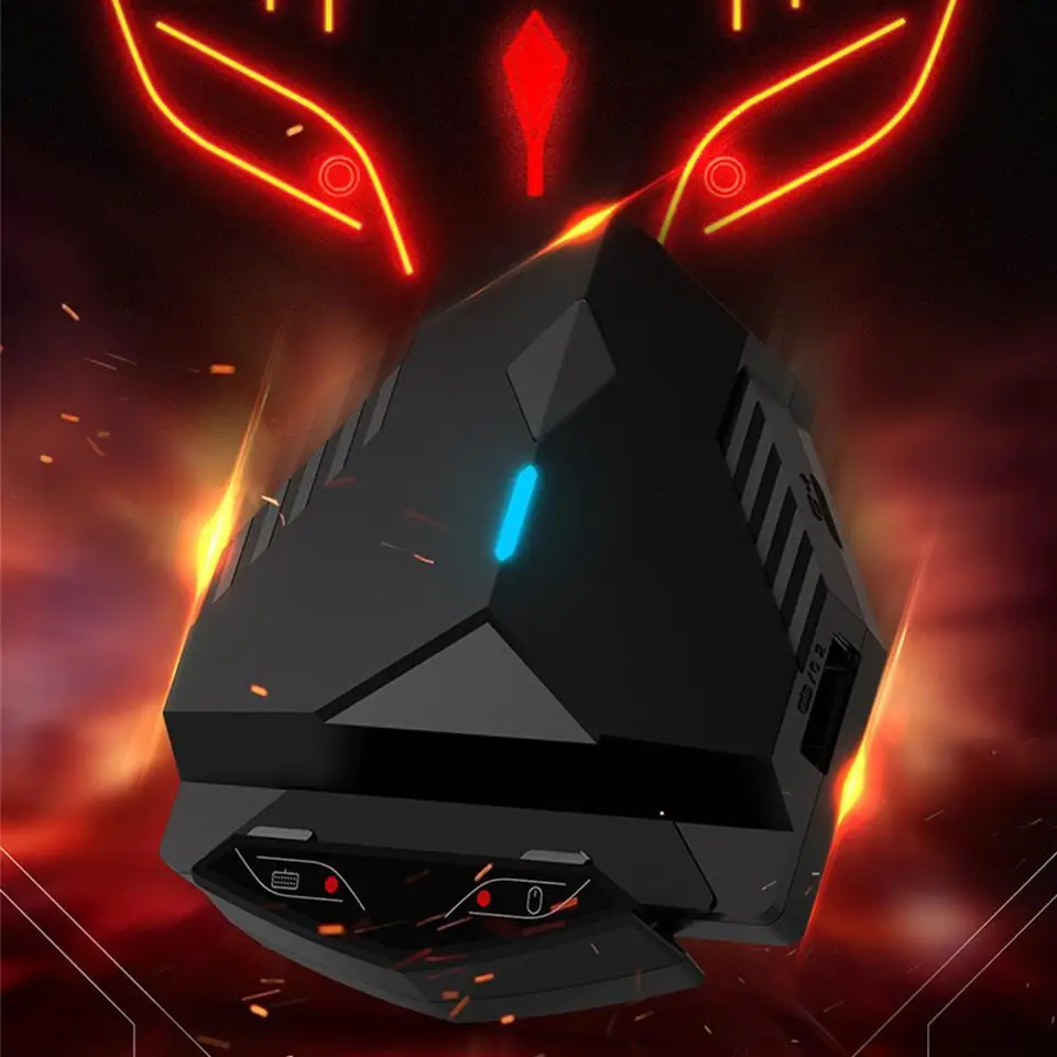 Lingzha 2Pro Bluetooth Ovládanie klávesnice a adaptéra myši PUBG Telefón Spúšťače pre mobilné hry Android A5Z6