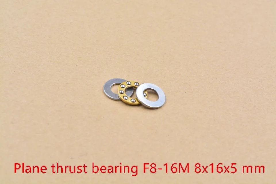 Link CNC 8 mm ložisko F8-16M 8MMX16MMX5MM AXIÁLNA LOPLE PLAVNÁ PLABNOSTI 1SET 1SET