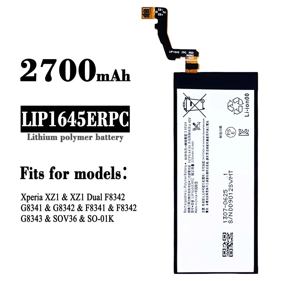 Lip1645erpc batéria pre spoločnosť Sony Xperia XZ1 G8343 G8341 G8342 F8342 F8341 F8343 SOV36 SO-01K Telefón