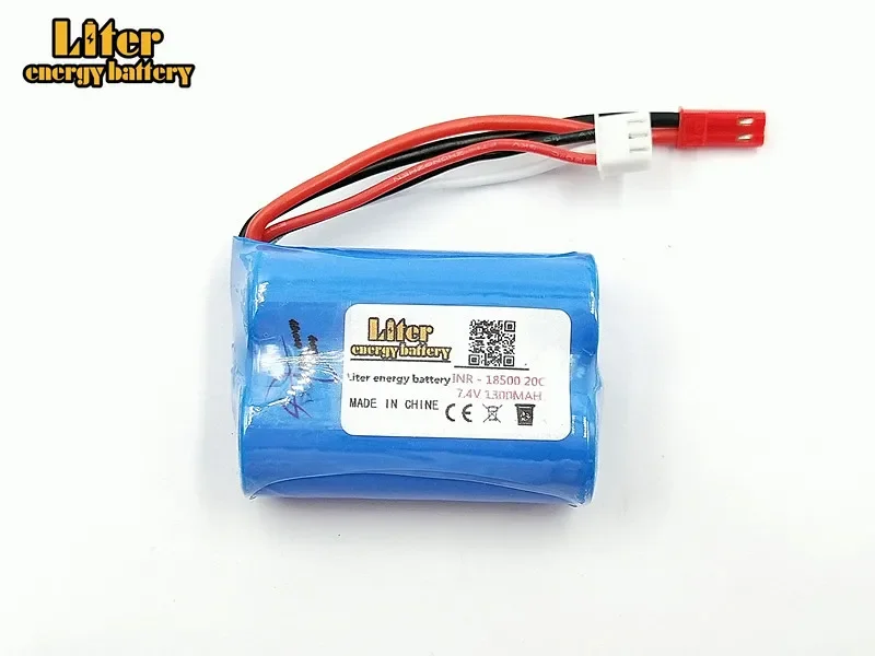 Lipo Battteria 7,4V 1300MAH 20C pre MJX T10 T11 T34 HQ 827 871 BATKÁRNA VLASTNOSŤ V RÁMCI 7,4 V 1300 MAH 18500