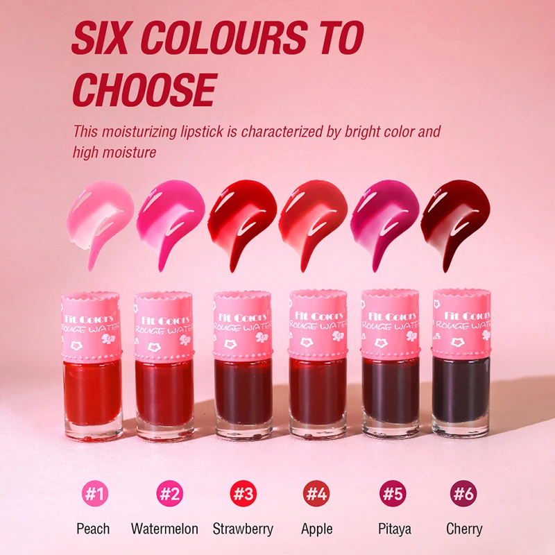 Lipstick lesk na lesk nelepivého šálky Hydratačný ľahko zafarbený dlhotrvajúci prírodný prášok na pery glazúru 2 v 1 make-up nová