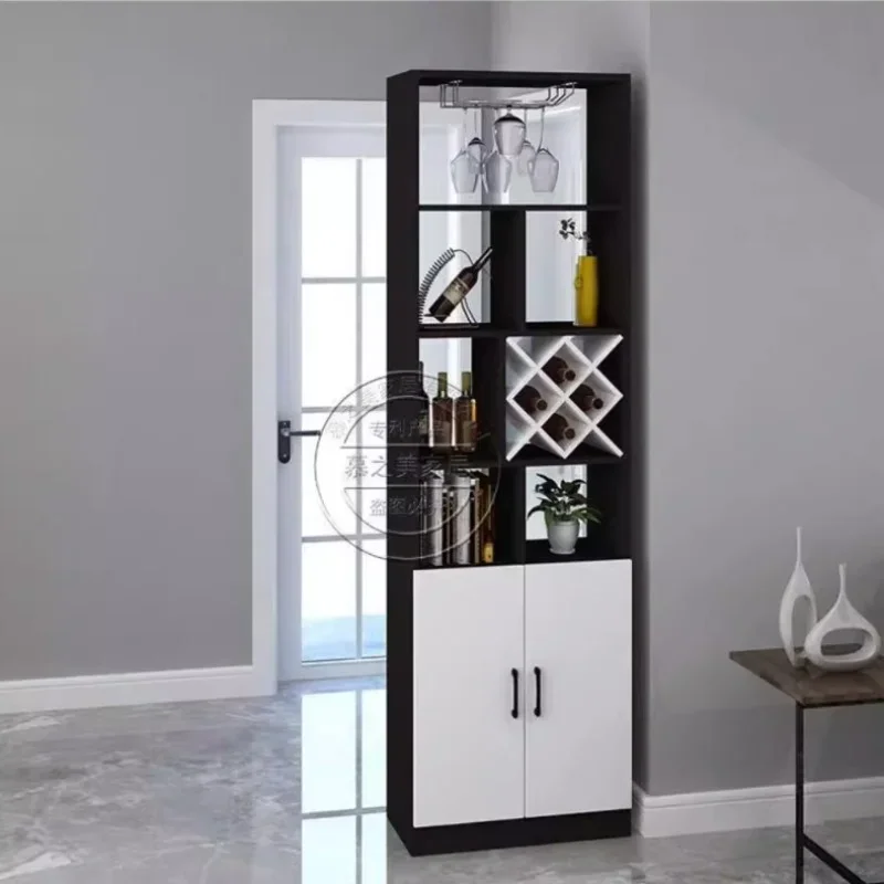 Liquor Storage Wine Cabinet Moderný displej obývacej izby Strelka Simplicita Domov Estante Vinos Európsky vínny skrinka nábytok QF50JG