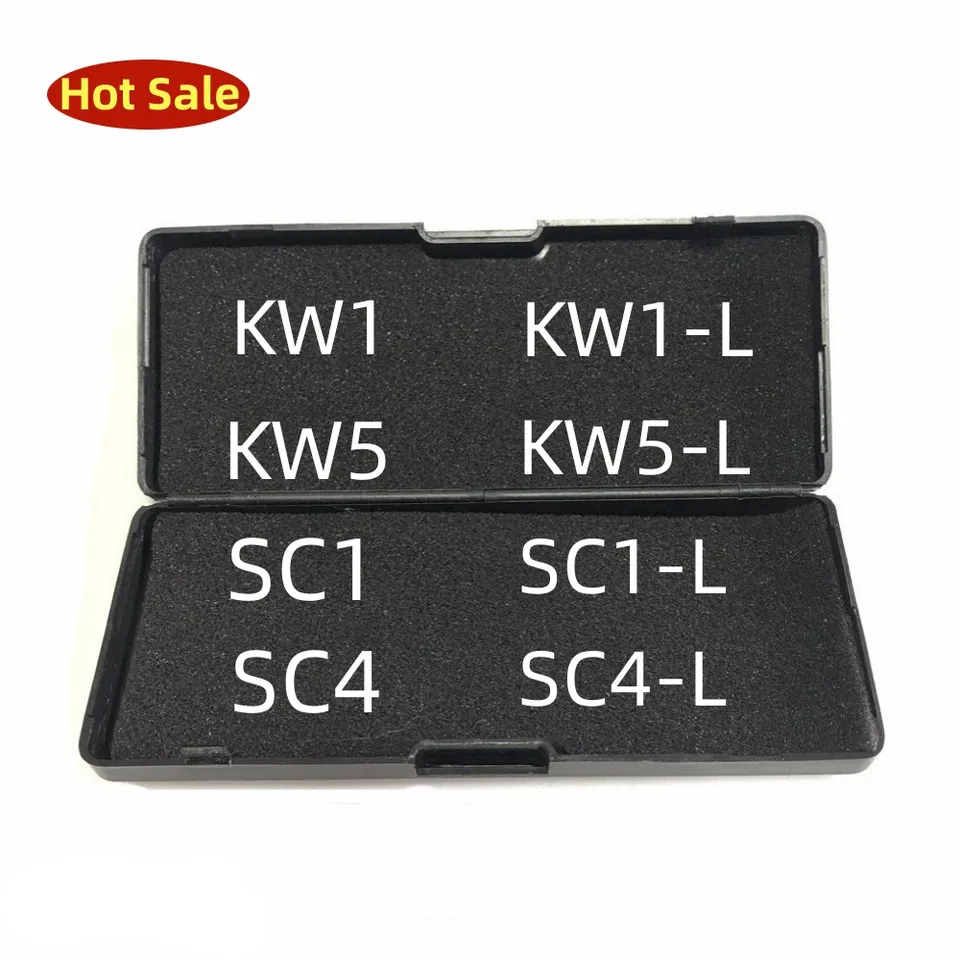 Lishi Tool SC1 SC4 KW1 KW5 M1/MS2 AM5 SC1-L SC4-L KW1-L KW5-L R52 R52-L LW4 LW5