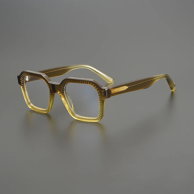 Literárne výklenky retro štvorcové okuliare Zhruba Zhruba optika optiky optiky na predpis
