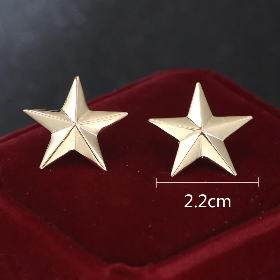 Little Star Brošes Brošge Pánske a dámske blúzky päť špicatých kĺzových klopových špendlíkov košele kolíky a brošníky
