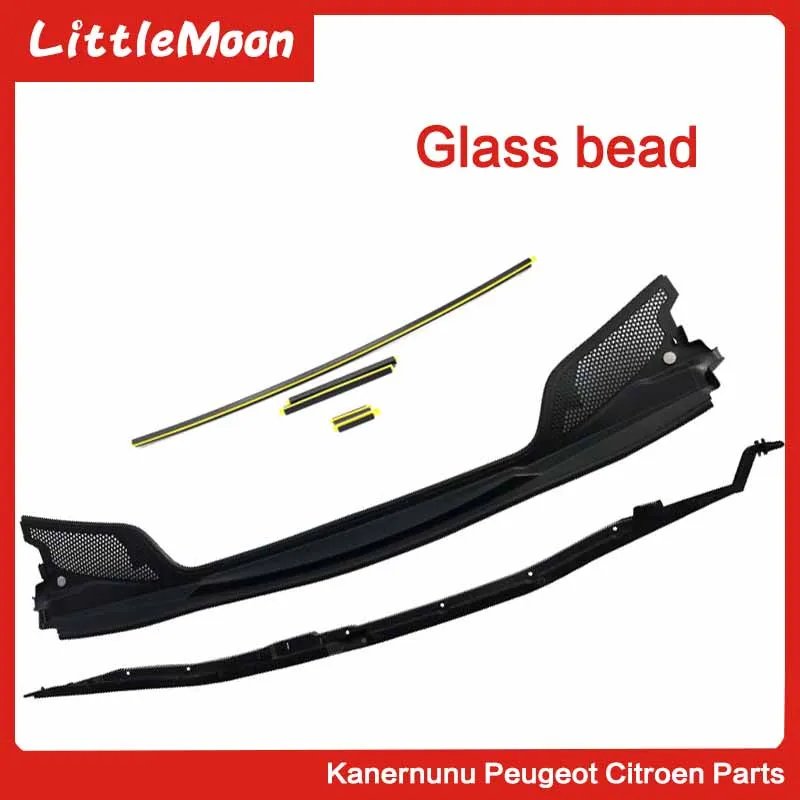 Littlemoon Originálny úplne nový dažďový obal predný predný sklenený sklenený prúžok čelného skla predný kryt 8251v3 8251V2 8251L3 pre Citroen C4
