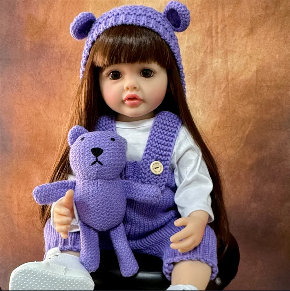 Livelike Reborn Dolls Realistické plné silikónové dieťa Bebe vinyl 50 cm novorodenca Doll Doll Princezná batoľa darček
