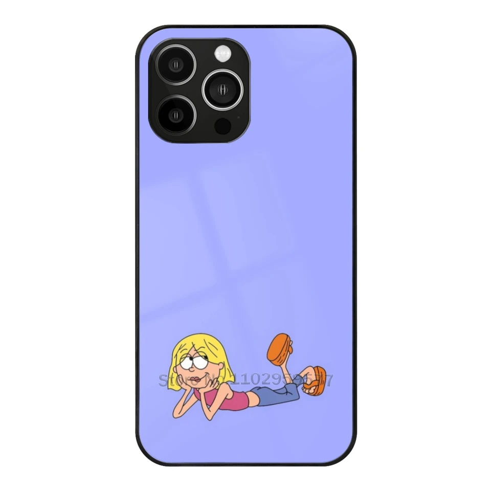 Lizzie McGuire Tempered Glass Shell pre iPhone 13 14 12 11 15 Pro Max Mini 8 7 x xr xs plus telefónny prípad Lizzie McGuire Lizzie