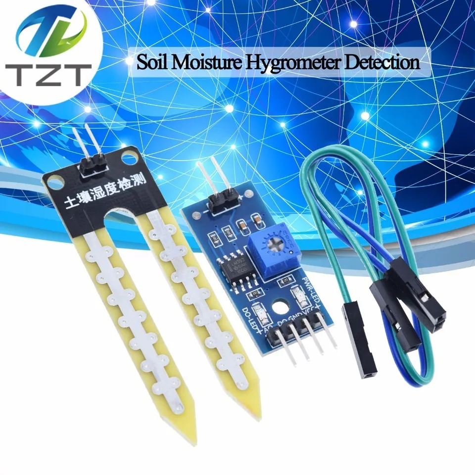 LM393 Pôdna vlhkosť Hygrometer detekcia vlhkosti Senzor vlhkosti Modul DIY Robot Smart CAR pre Arduino