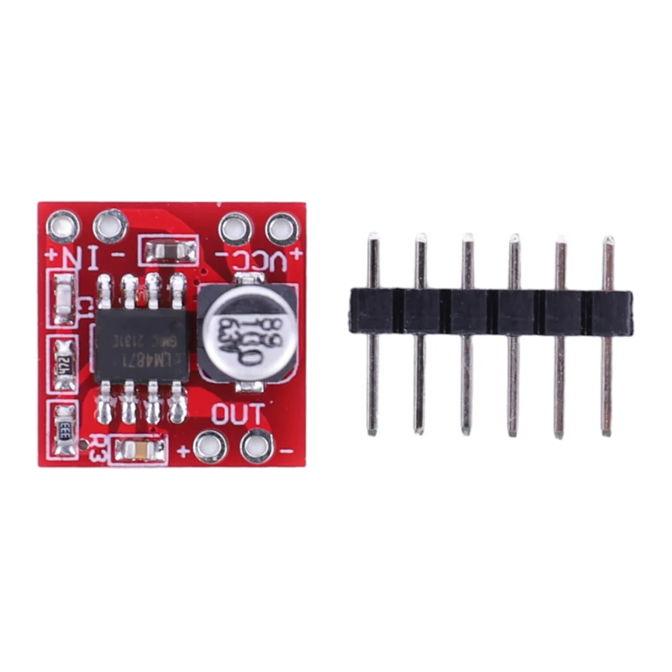 LM4871 Výkonový zosilňovač Modul 3W Modul hlasového zosilňovača DC 3V-5V Ultra-MALL pre elektronickú súpravu DIY reproduktorov