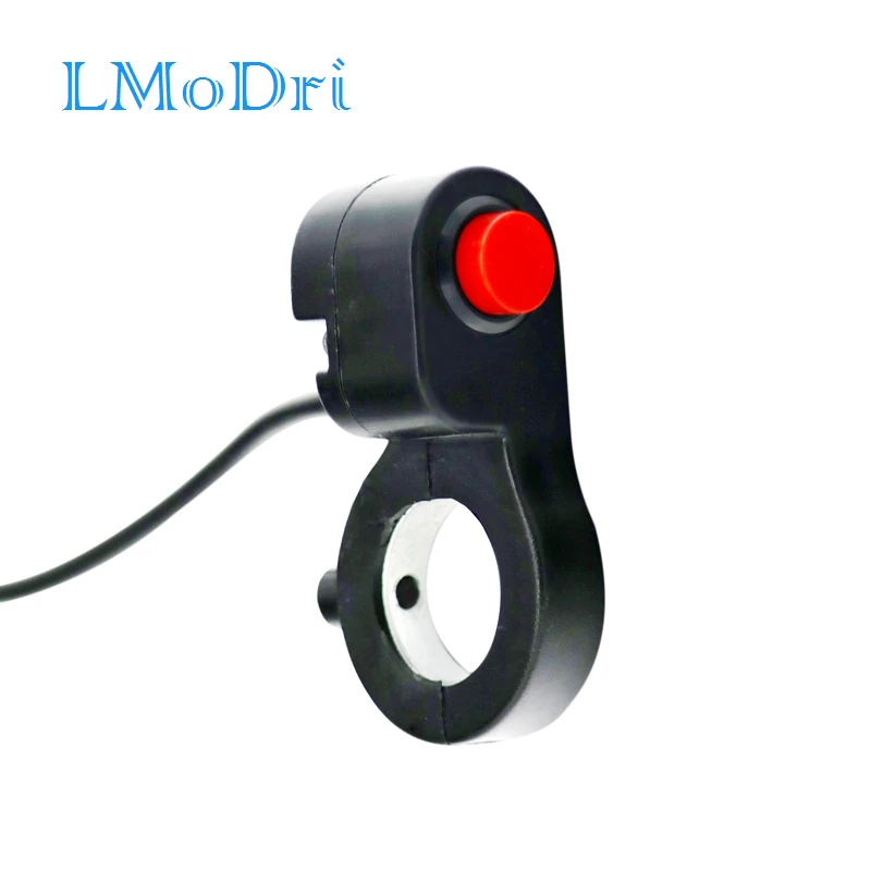 Lmodri motocykel spínač rohov Horn Starter Kill Button Motor E-Bike Single spínač 7/8 ”riadidlá Universal