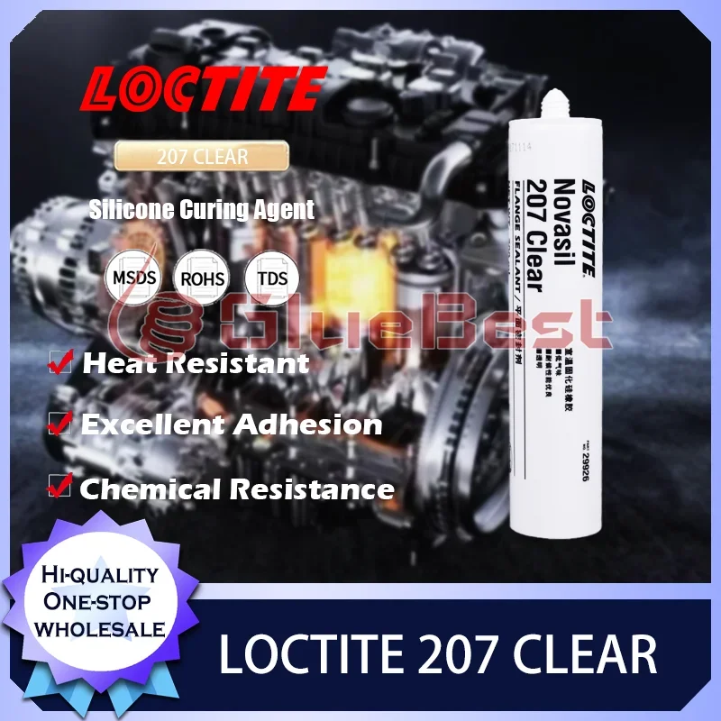 Loctite 207 Clear High -Perfort Curing Act pre priehľadné spojenie kovov a plastových aplikácií Originálny produkt