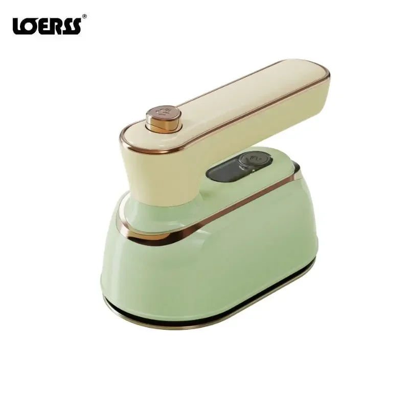 Loerss Professional Mini Iron Micro Weat Press Elektrický železný prenosný vreckový odev Parník na železný stroj na cestovanie železom