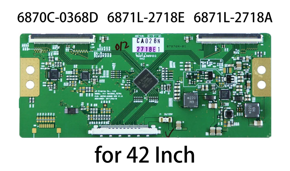 Logická doska T-Con 6870C-0368D V11 TM120HZ_TETRA 6871L-2718E 6871L-2718A pre Sony KDL-42HX650 KDL-42EX410 LG 4255A-ZH 42 palca