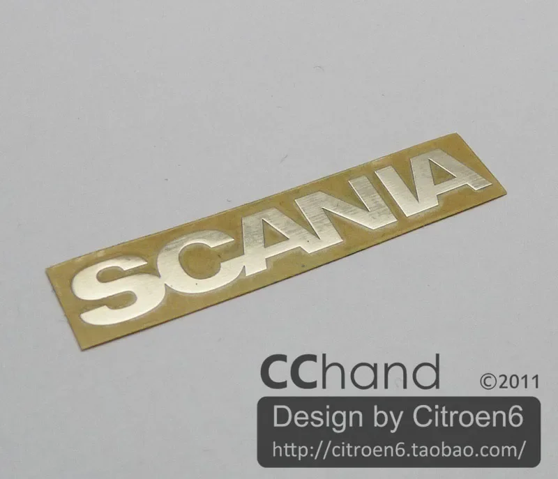 Logo Cchand Metal Front Grille pre Tamiya Scania Semi Truck 1/14 RC CAR HOOL