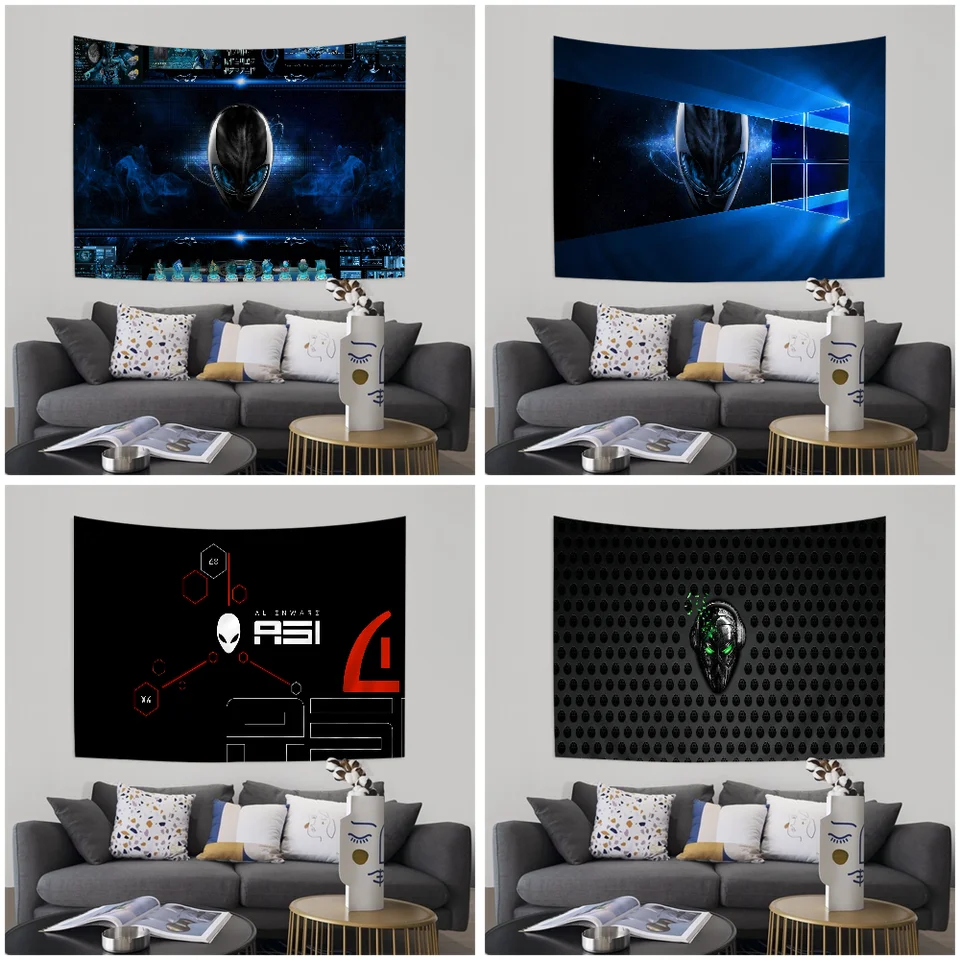 Logo Del Alienware zavesenie českého tapisérie indický Buddha Wall Decotion Witchcraft Čemián Hippie lacný hippie stena zavesenie