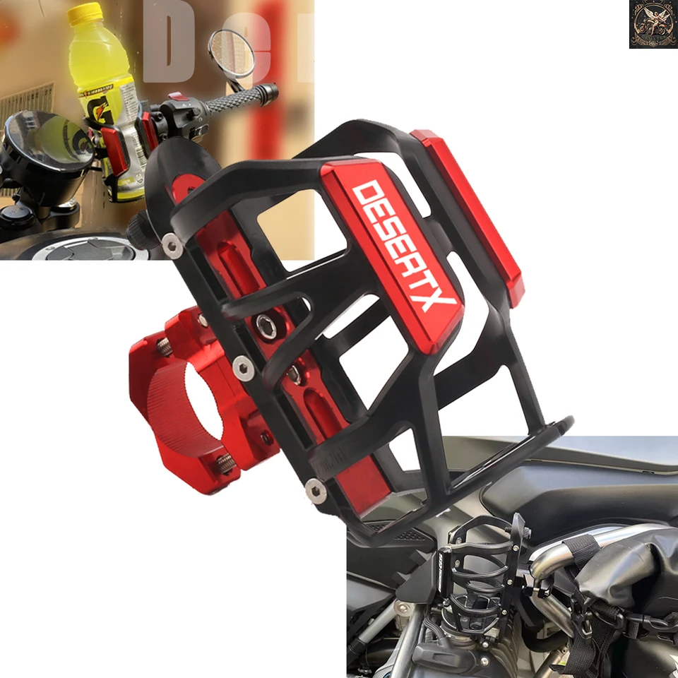 Logo pre Ducati Desert x nápojový fľaša na fľašu nápoj držiak držiak držiak na držiak na motocykle CNC Nový