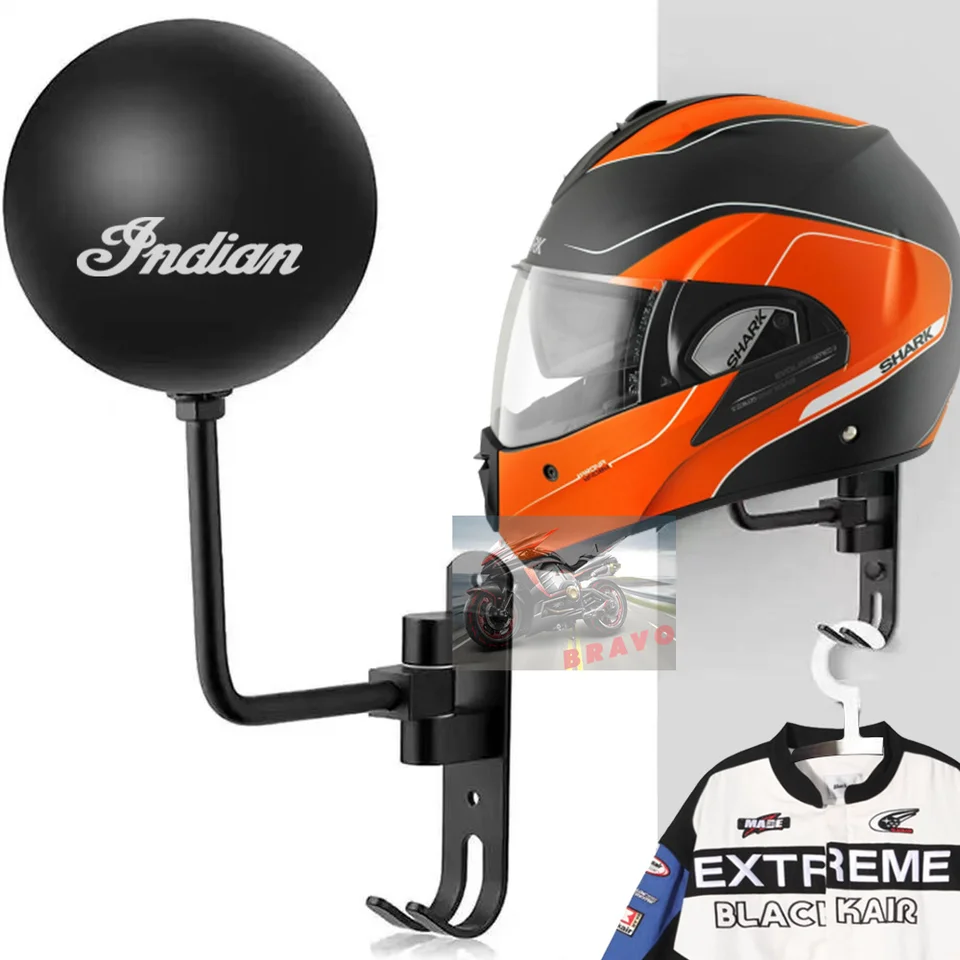 Logo pre indické Ftr 1200 S FTR1200 Motocyklové príslušenstvo prilba prilby na stenu prilby Helmy Držiak držiak na kľúče sa plášť