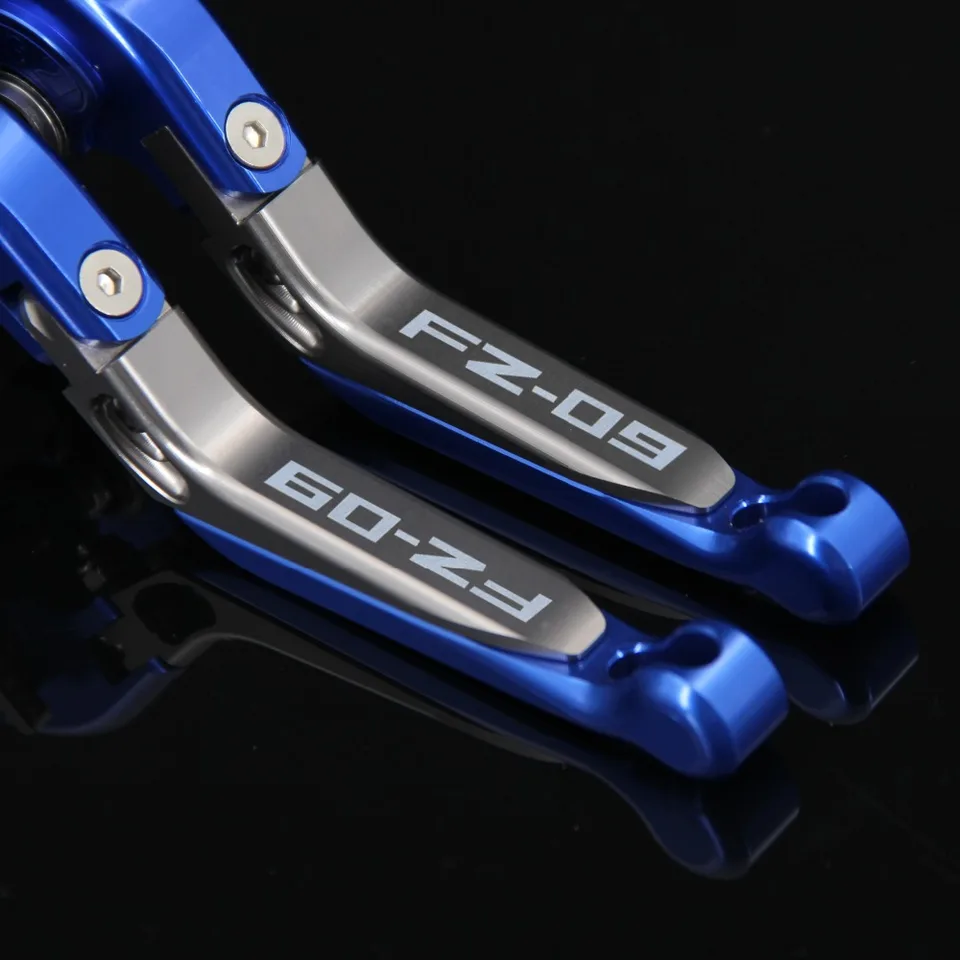 Logo Riderjacky FZ-09 Motocykel CNC brzdové páčky pre Yamaha FZ-09/SR 2014-2018 2017 nastaviteľné rozšíriteľné skladacie skladacie