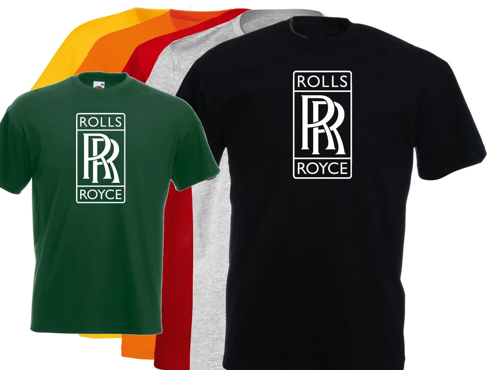 Logo Rolls-Royce, automobilový priemysel, prestíž, auto, s, m, l, xl tričko, nové
