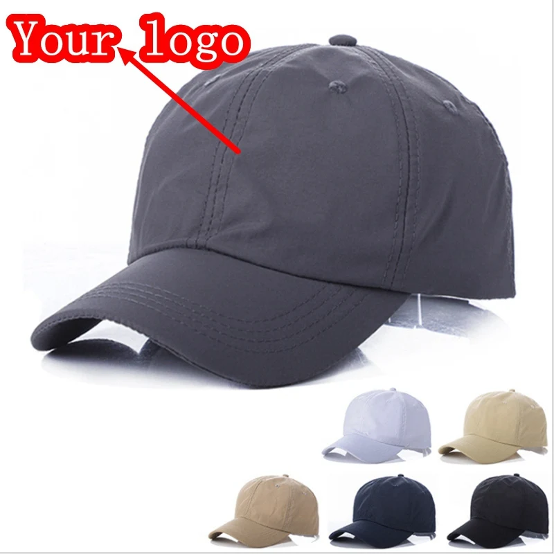 Logo s rýchlym suchým tlakom nastaviteľné trucker Cap Muži pridať logo Priedušný unisex vonkajší tieňový klobúk klobúk baseballová čiapka