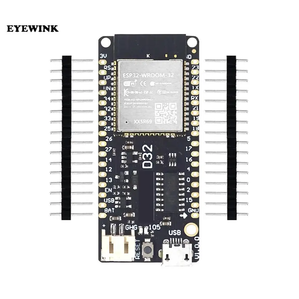 LOLIN D32 V1.0.0-WIFI a Bluetooth Board založené na doske ESP-32 ESP32 ESP-WROOM-32 4 MB Flash Arduino Micropython Kompatibilný