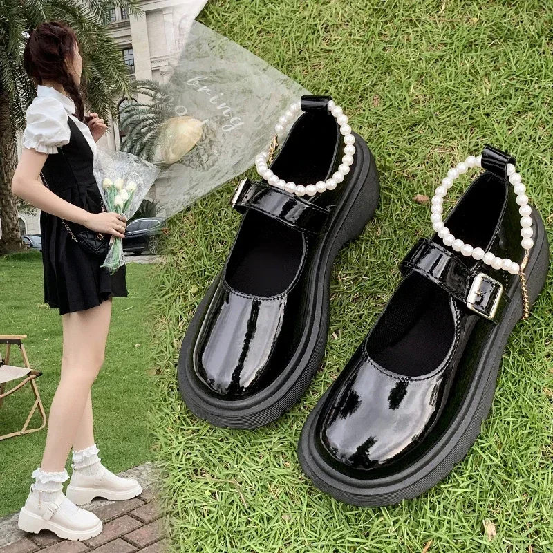 LOLITA japonská mary jane topánky Ženy Vintage dievčatá Študenti JK Uniform Platform Shoes topánky ženské cosplay vysoké podpätky Zapatos mujer