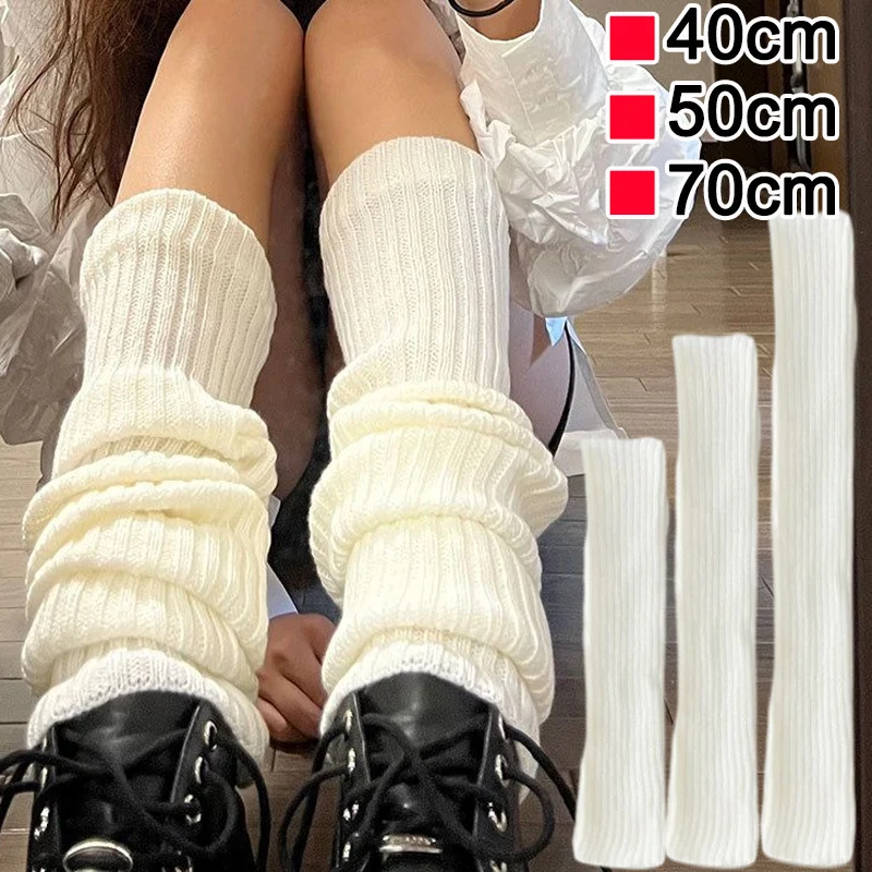 LOLITA Ohrievače nôh Ženy Dlhé ponožky Vlna pletená noha kryt rameno ohriať y2k na jeseň zimná háčkovaná halda ponožky ponožky Boot Man -Cuffs pančuchy