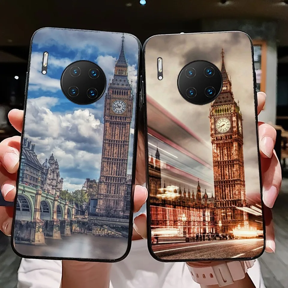 Londýn Big Ben Telefon Case pre Huawei Mate 10 20 30 40 50 Lite Pro Nova 3i 5 6 SE 7 PRO 7SE