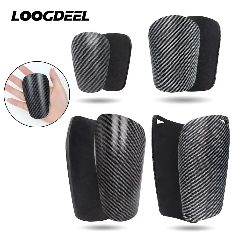 Loogdeel 1Pair Soccer Shin Guard Adult Prenosná holenná holenná klenba Protect Board Proti-Collision odolné voči oblečeniu futbalového výcviku na nohy