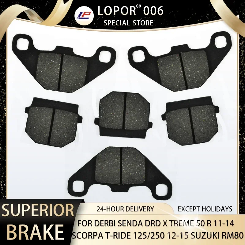 LOPOR MOTORYCLE BRZDY PREDNÁ A ZADAVENIE PRE SHERCO 50 SE-R AMERICAS TAKTORY SM-R/RS SM-R 125 ROJ ROP 125 250